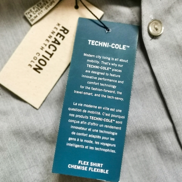 Kenneth Cole BNWT men's Button down shirt - Picture 2 of 8